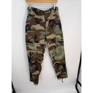 Army Pants Small Long Military Trousers Woodland Camoflauge Combat Cargo Propper